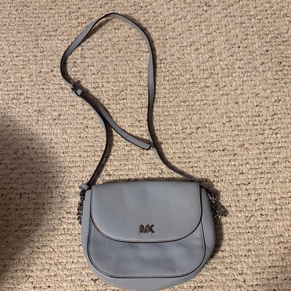 Michael Kors Light Gray Crossbody Bag